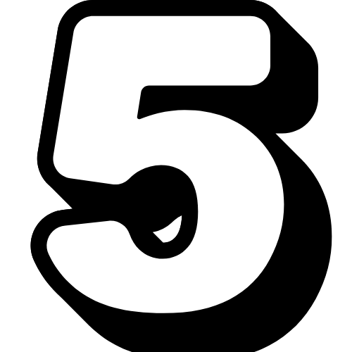 5 - number